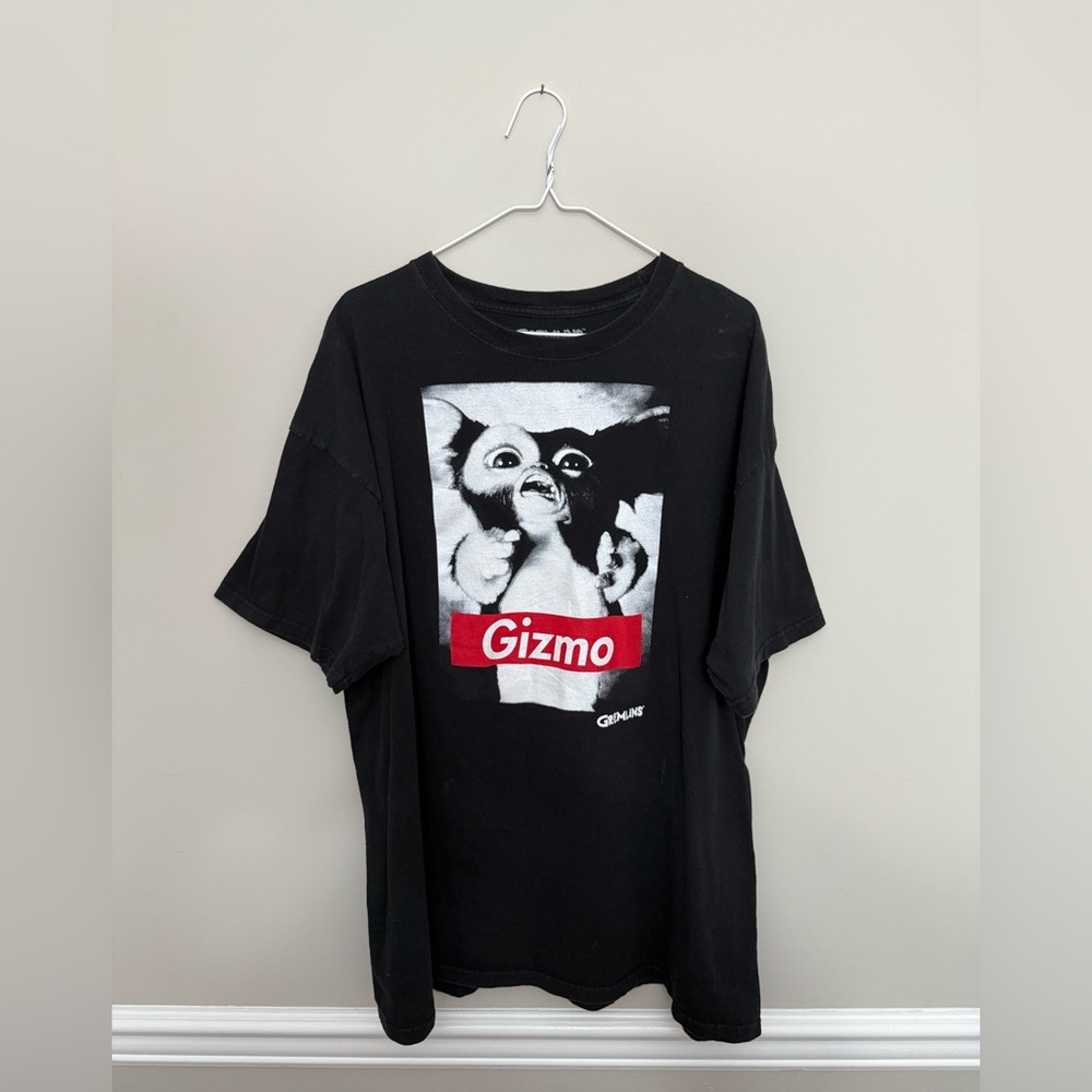 Vintage 1984 Gremlins Gizmo Graphic T-Shirt, Black, XXL